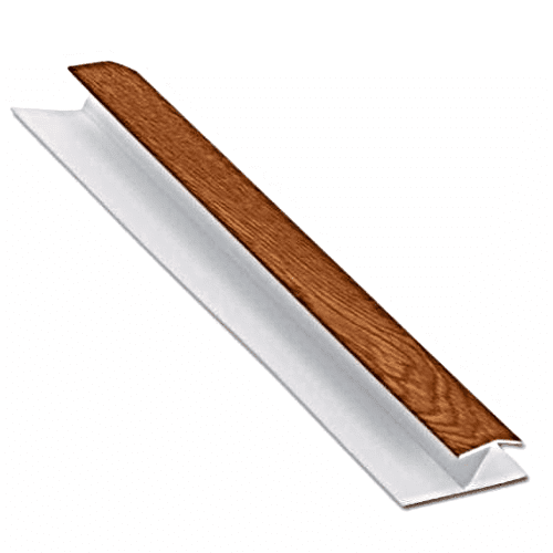 Shiplap Cladding Center Joint Trim UPVC Golden Oak