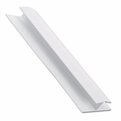 Shiplap Cladding Joint Cover UPVC 150mm White
