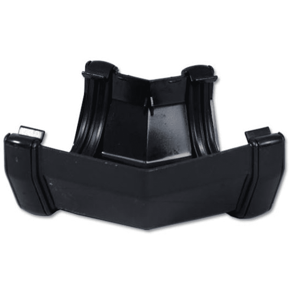 Floplast Square Gutter 135 degree Angles RAS2 Black