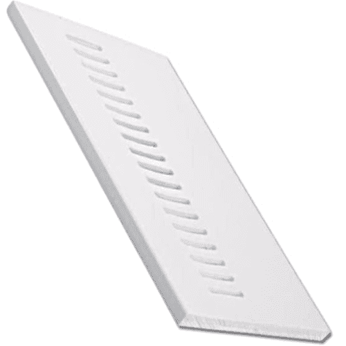 White uPVC Vented Soffit Board 9mm 5mt 150mm