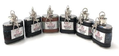 12 Keyrings Harris Tweed - Assorted Gift Box of 12