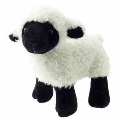 20cm Super Soft Fleece Black Faced Sheep Toy