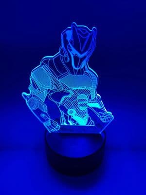 3D Lamp | Fortnite Omega | Kids & Adults | 7 Colour Change | Touch Control | Mood Light |