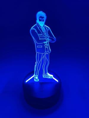 3D Lamp | Fortnite Reaper | Kids & Adults | 7 Colour Change | Touch Control | Mood Light |