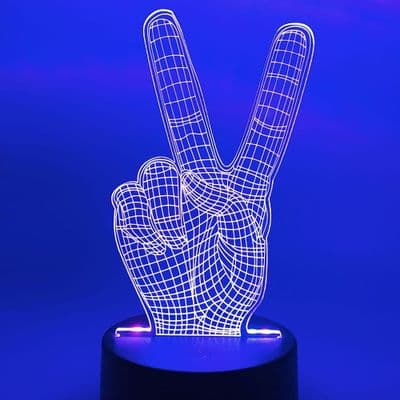 3D Lamp | Victory | Kids & Adults | 7 Colour Change | Touch Control | Mood Light |