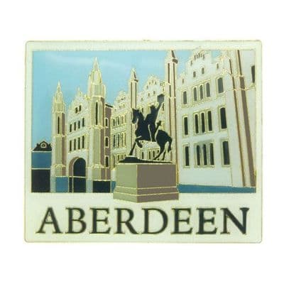 Aberdeen Hand Painted Metal Enamel Fridge Magnet