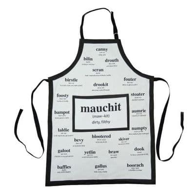 Auld Scots Words Luxury Scottish Apron