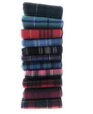 Austin Modern Tartan Scarf | 100% Lambswool | Family Clan Names