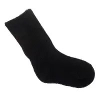 Babies Black Plain Modern Tartan -  Traditional Scottish Kilt Socks - Suitable For Any Occasion