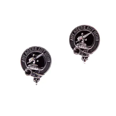 Barclay Clan Crest Cufflinks - Traditional Shirt Accessory - Scottish Heritage - Made in Scotland