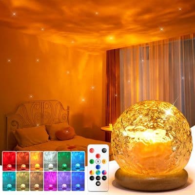 Bedside Table Lamp -  Night Light Projector - 216 Modes