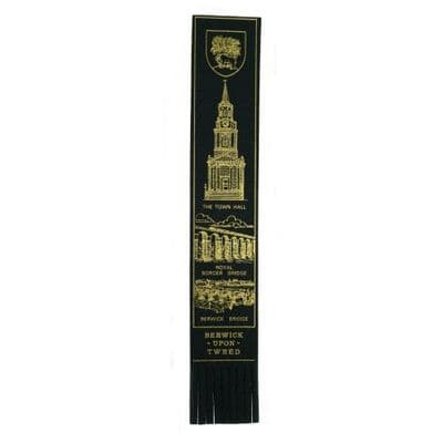 Berwick Upon Tweed Leather Bookmark - Famous Town - Border - Scotland & England