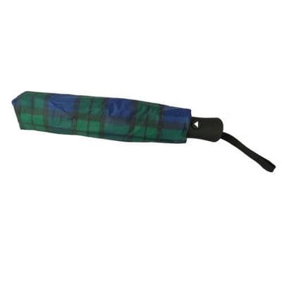 Black Watch Scottish Tartan Compact Umbrella