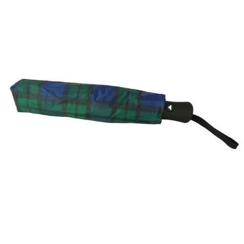 Black Watch Scottish Tartan Compact Umbrella