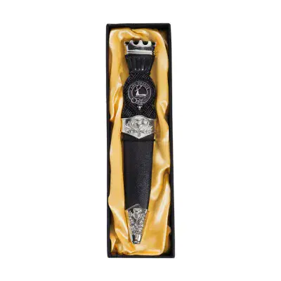 Blair Clan Crest Sgian Dubh - Traditional Kilt Accessory - Unique Collectible or Formal Events !