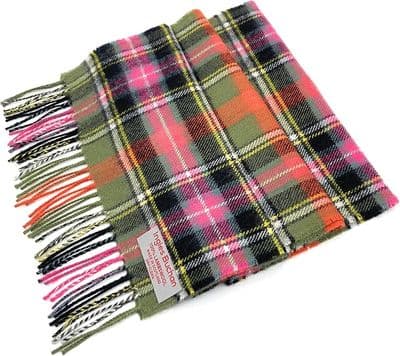 Bruce of Kinnaird Ancient Tartan Scarf - 100% Lambswool - Luxury Soft Scarf - For Any Occasion