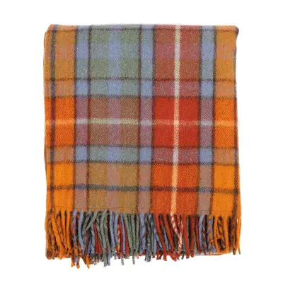Buchanan Antique Tartan Picnic Blanket - Wool Blend - Luxury Outdoor Blanket - For Any Occasion