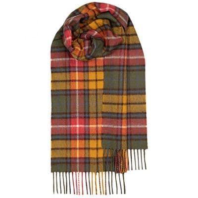 Buchanan Antique Tartan Scarf | 100% Lambswool | Beautiful Colours | Excellent Size
