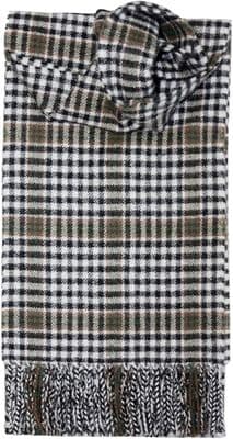 Burns Check Tartan Lambswool Scarf Luxury Soft Timeless Warm Accessory Made in Scotland
