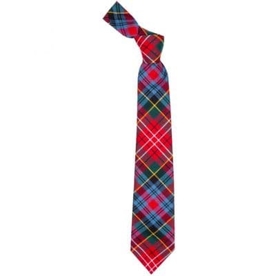 Caledonia Modern Tartan Tie - 100% Wool - Traditional Neck Tie - Suitable For Any Occasion