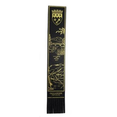 Callander Leather Bookmark - Famous Historic Town - Scotland