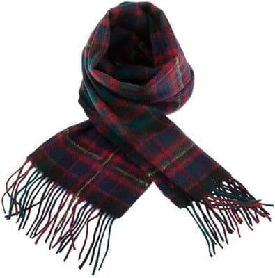Cameron of Erracht Tartan Lambswool Scarf Luxury Soft Timeless Warm Accessory Made in Scotland