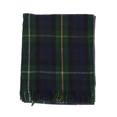 Campbell of Argyll Tartan Blanket - Wool Blend - Luxury Scottish Blanket - For Any Occasion