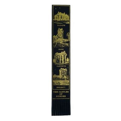 Castles of Dundee Leather Bookmark - Famous Castles - Scotland