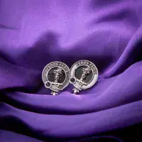 Chisholm Clan Crest Cufflinks - Traditional Shirt Accessory - Scottish Heritage - Made in Scotland
