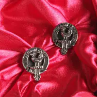 Cockburn Clan Crest Cufflinks - Traditional Shirt Accessory - Scottish Heritage - Made in Scotland