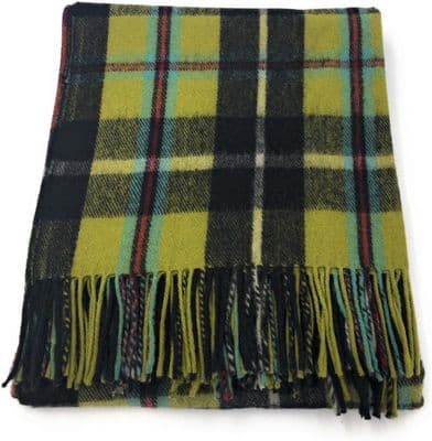 Cornish National Tartan Blanket - 100% Wool - Luxury Scottish Blanket - For Any Occasion