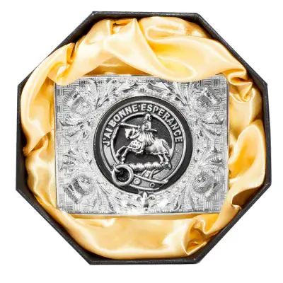 Craig Clan Crested Traditional Polished Pewter Scottish Belt Buckle New