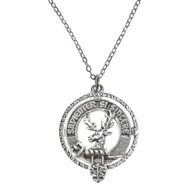 Davidson (of Tulloch) Clan Pendant - 100% Pewter Metal - For Any Occasion - Made in Scotland