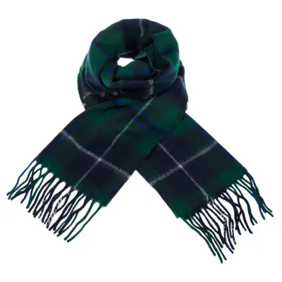 Douglas Modern Tartan Scarf - 100% Cashmere - Finest Luxury Soft Scottish Scarf - Any Occasion