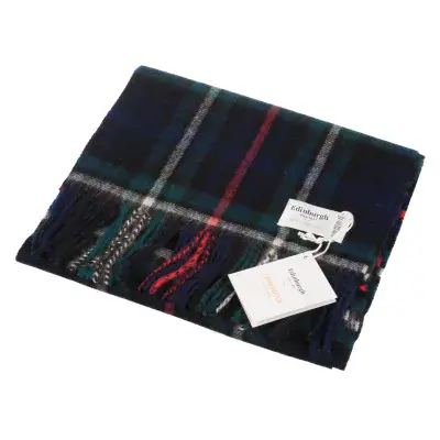 Edinburgh 100% Lambswool Tartan Scarf | Mackenzie Modern