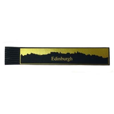 Edinburgh Leather Bookmark - Scotland - Famous Capital City