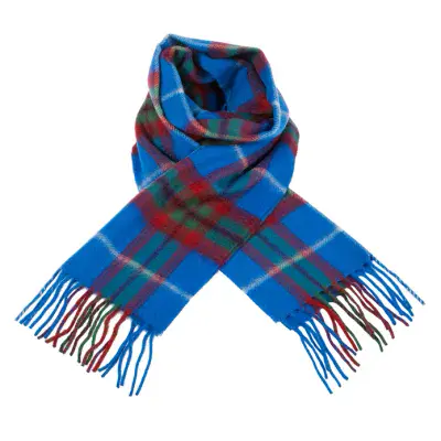 Edinburgh Tartan Scarf - 100% Cashmere - Finest Luxury Scottish Scarf - For Any Occasion