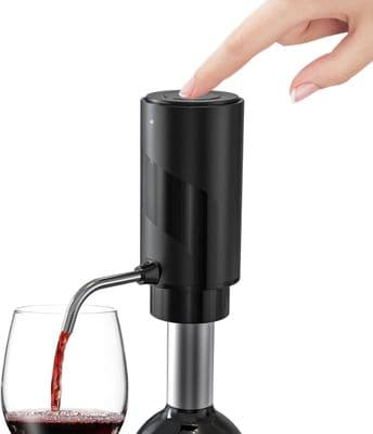 Electric Wine Aerator Pourer-Efficient Electronic Decanter-Effortless Wine Aeration-Smooth Taste