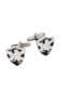 Family Scottish Lion Rampant Saltire Shield Polished Cufflinks Made In Scotland