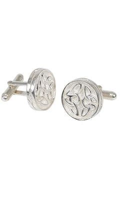 Family Scottish Traditional Celtic Sterling Silver Cufflinks With Box