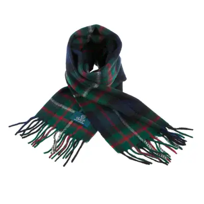 Ferguson Modern Tartan Scarf - 100% Lambswool - Luxury Soft Scarf - Suitable For Any Occasion