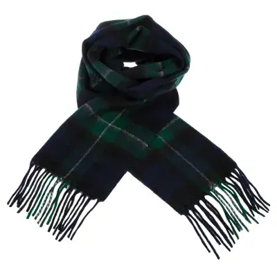 Forbes Modern Tartan Scarf - 100% Cashmere - Finest Luxury Scottish Scarf - For Any Occasion