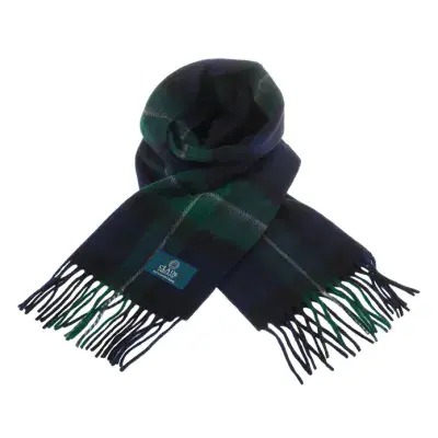 Forbes Modern Tartan Scarf - 100% Lambswool - Luxury Soft Scarf - Suitable For Any Occasion