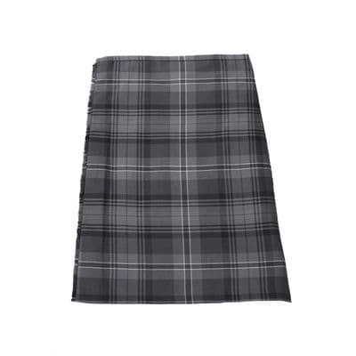 Gents 8 Yard Kilt | Hamilton Grey Tartan | Traditional Deluxe Scottish Kilt