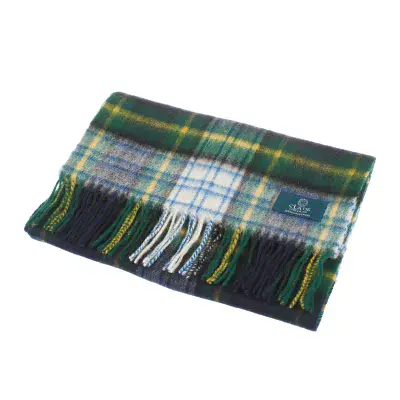 Gordon Dress Tartan Scarf | 100% Lambswool | Luxury Scottish Scarf | Excellent Size