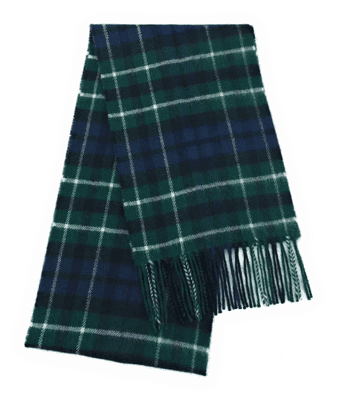 Graham of Montrose Modern Tartan Scarf - 100% Lambswool - Luxury Scottish Scarf - For Any Occasion