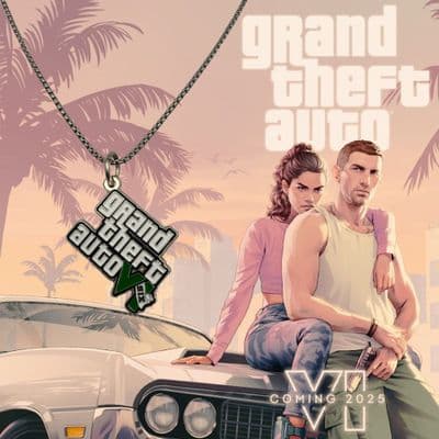 GTA Necklace | Grand Theft Auto | Gaming Pendant
