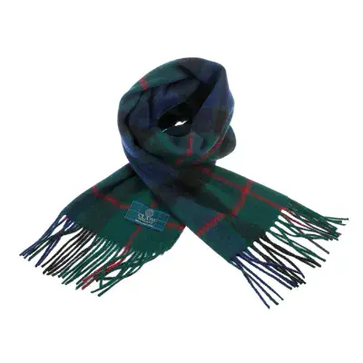 Gunn Modern Tartan Scarf - 100% Lambswool - Luxury Soft Scarf - Suitable For Any Occasion