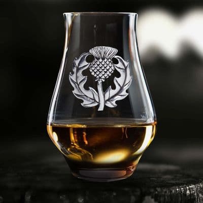 Handmade Thistle Connoisseur Whisky Glass (175ml)