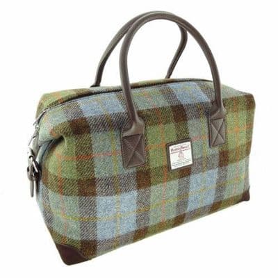 Harris Tweed Authentic Luxury Overnight Bag in MacLeod Tartan